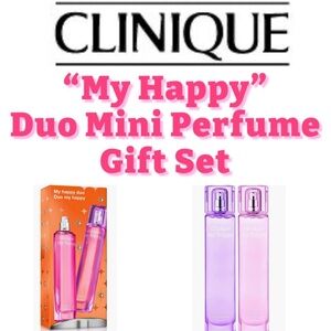 ✨Clinique - “My Happy” Duo Mini Perfume Gift Set✨NEW✨